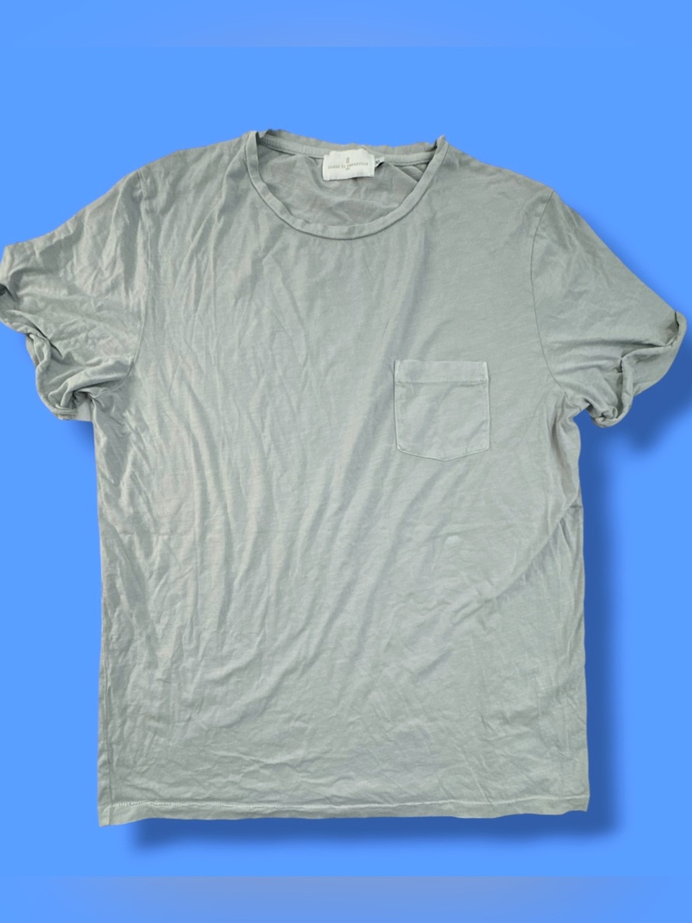 CUISSE DE GRENOUILLE Crew Tee Mens XLarge Light Gray XL